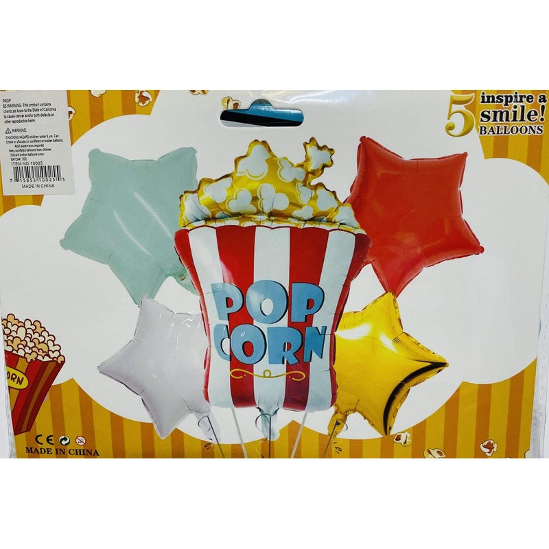 Popcorn Balloon Bouquet Kit (5 Piece)