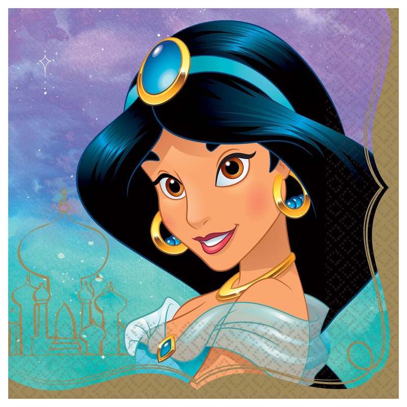 Princess Jasmine Luncheon Napkins 6.5 x 6.5 (16 count)