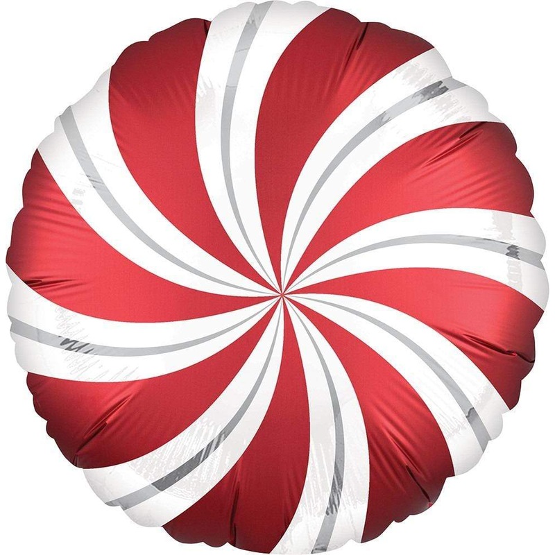 Satin Sangria Candy Swirl 18 Balloon