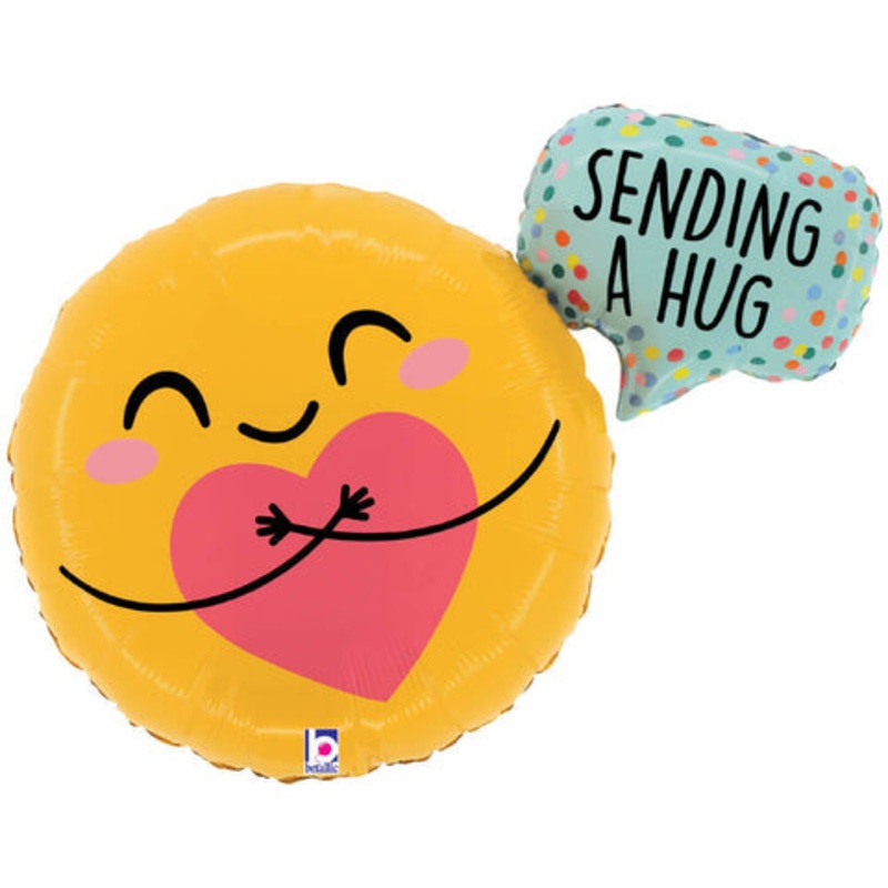 Sending a Hug Smiley 31 Balloon
