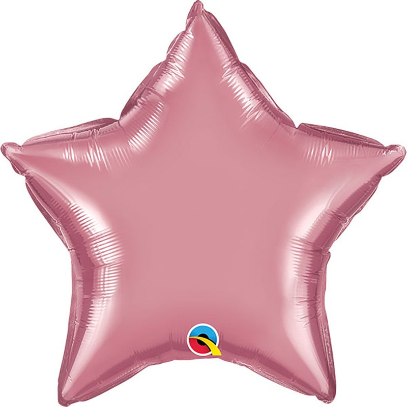 Star - Chrome Mauve 20 Balloon