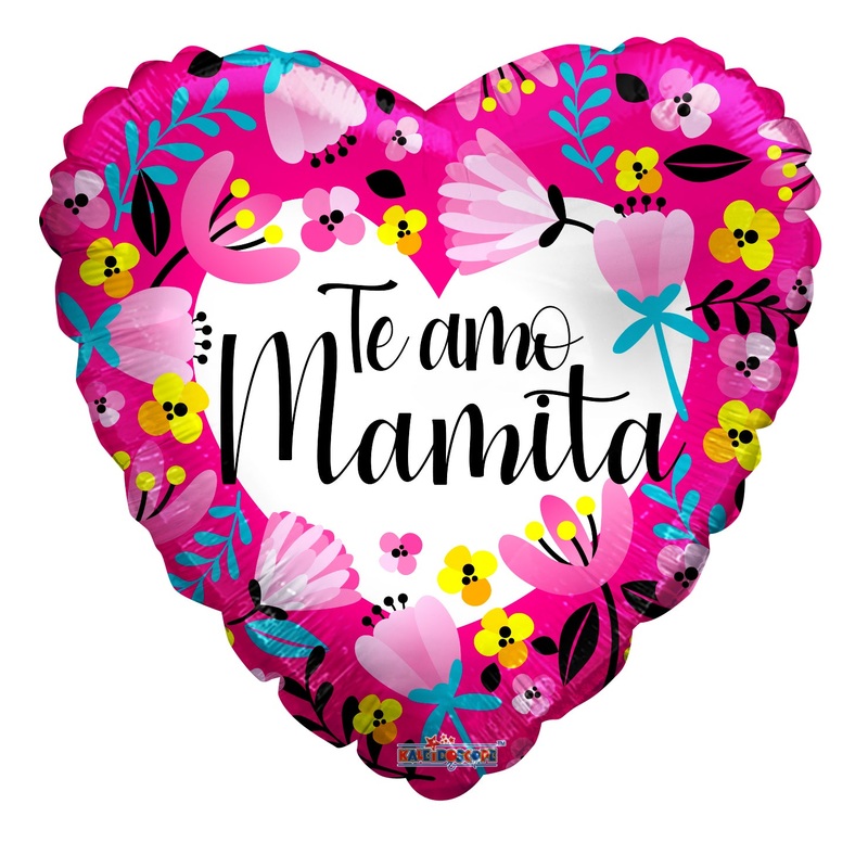 Te Amo Mamita Corazon 18 Balloon
