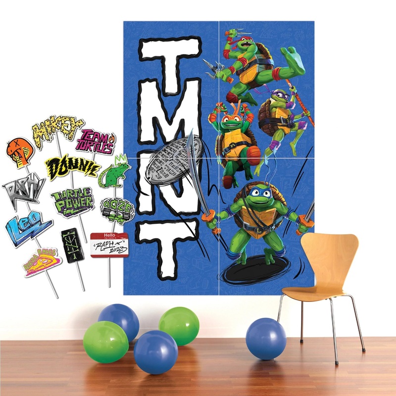 TMNT Mayhem Backdrop with Props Kit