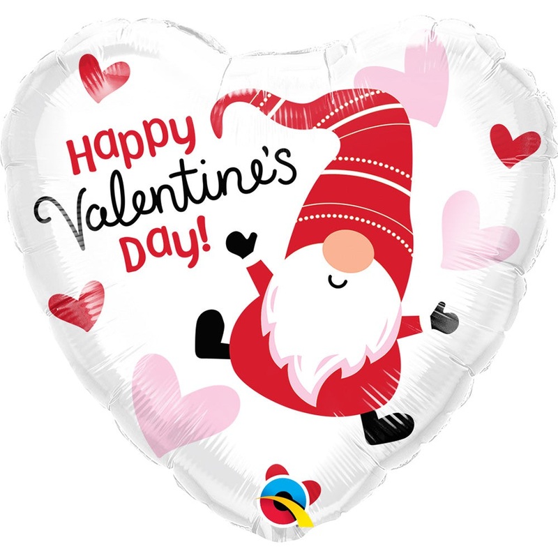 Valentine's Day Gnome 18 Balloon