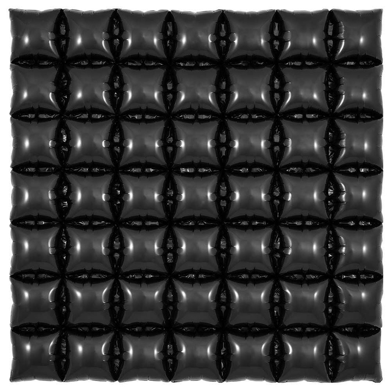 Waffle Panel - Black 36 Balloon