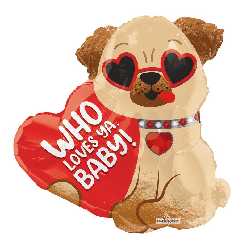 Who Loves Ya Baby Dog 18 Balloon