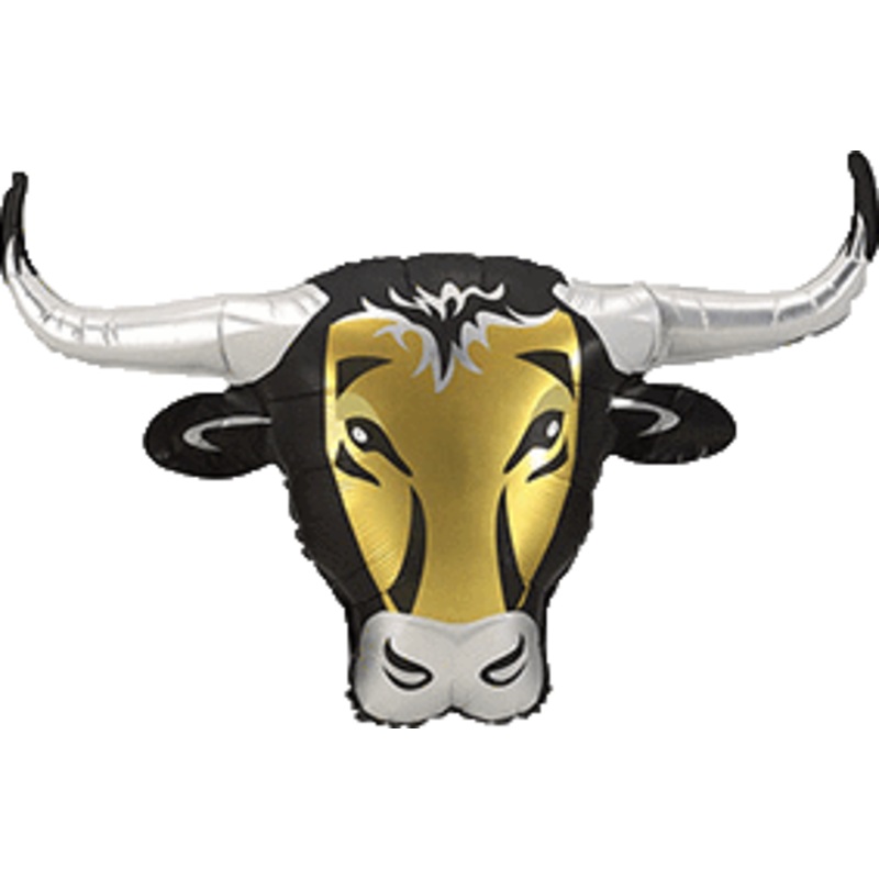 23" Long Horn Cow Bull Head Balloon