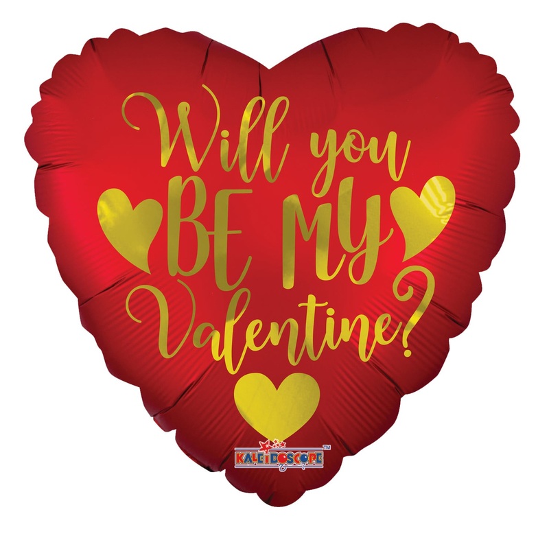 Be My Valentine Cupid 18 Balloon