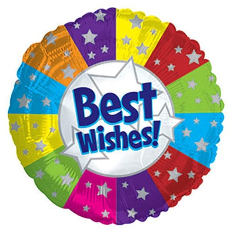 Best Wishes 17 Balloon