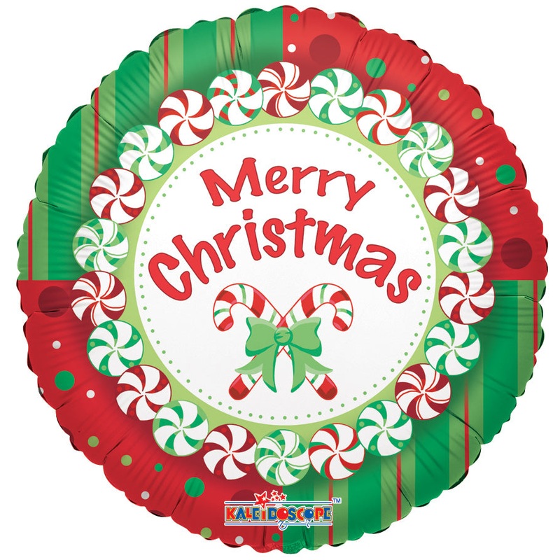 Christmas Mints Candy Cane 18 Balloon