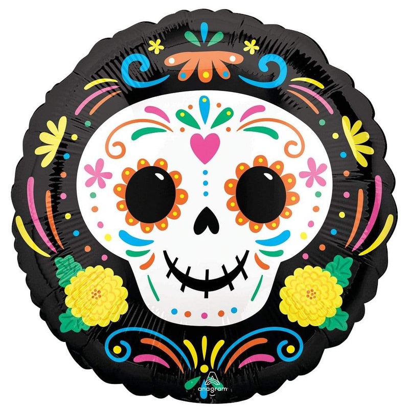 Day of the Dead Skull 18 Balloon