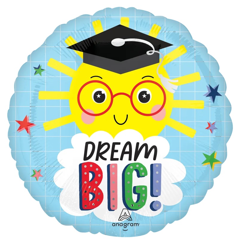 Dream Big Grad Graduation 17 Balloon