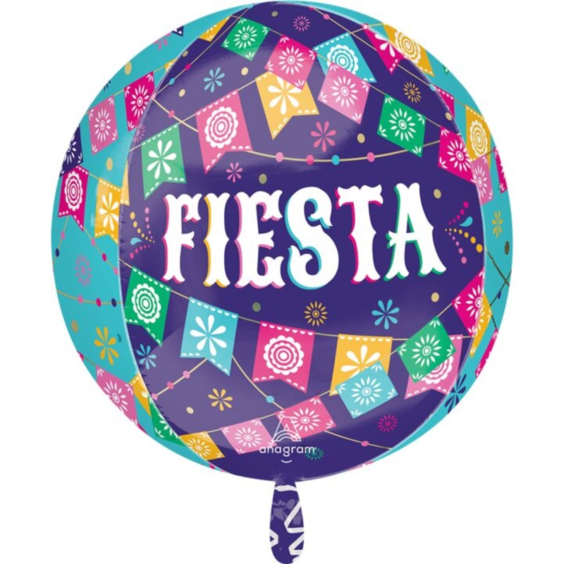 Fiesta Time Orbz 16 Balloon
