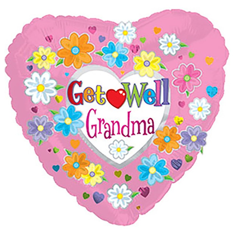 Get Well Grandma 17 Balloon