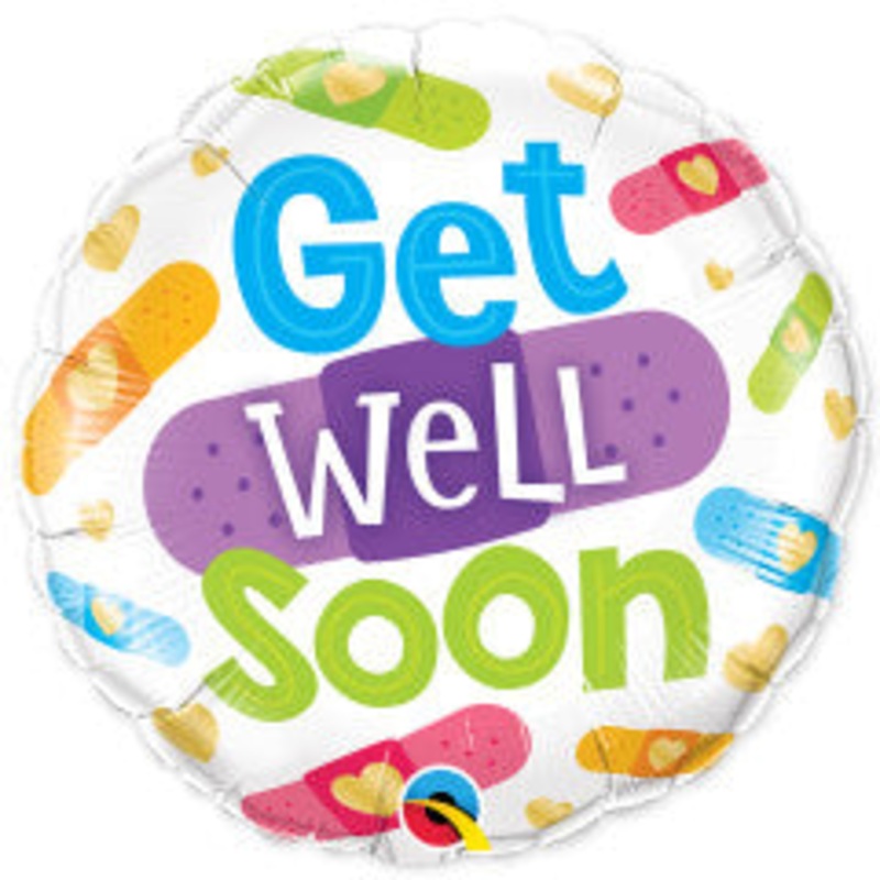 Get Well Soon Bandages 18 Balloon