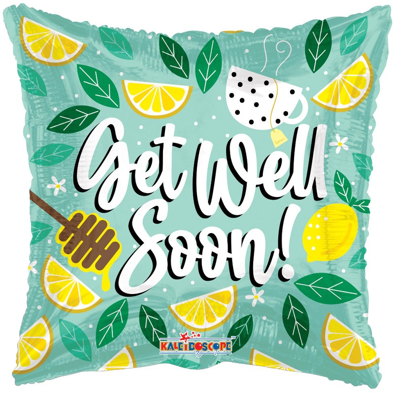 Get Well Soon (requires heat-sealing) 9 Balloons (10 count)
