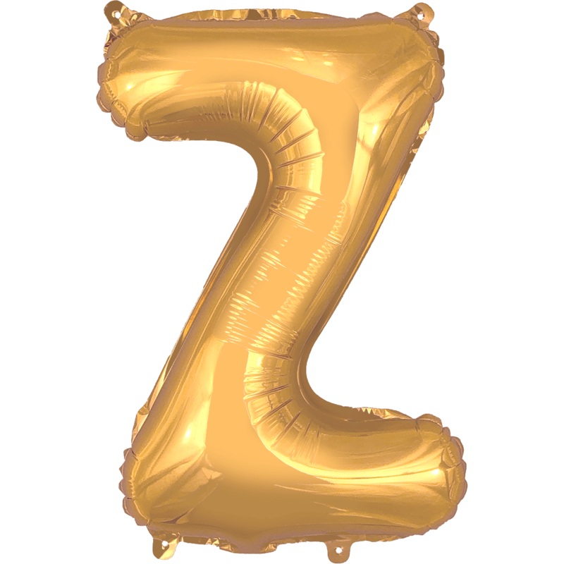 Gold Letter Z 16 Balloon