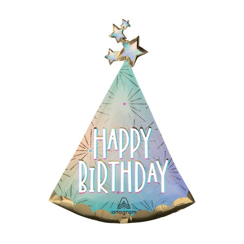 Happy Birthday Pastel Dream Hat 36 Balloon