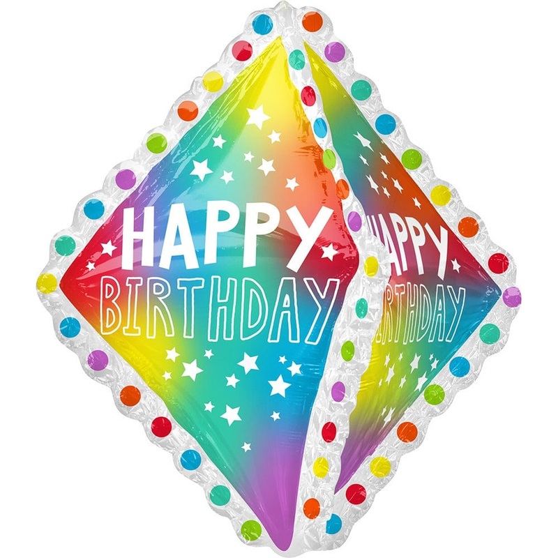 Happy Birthday Ruffle 27 Balloon