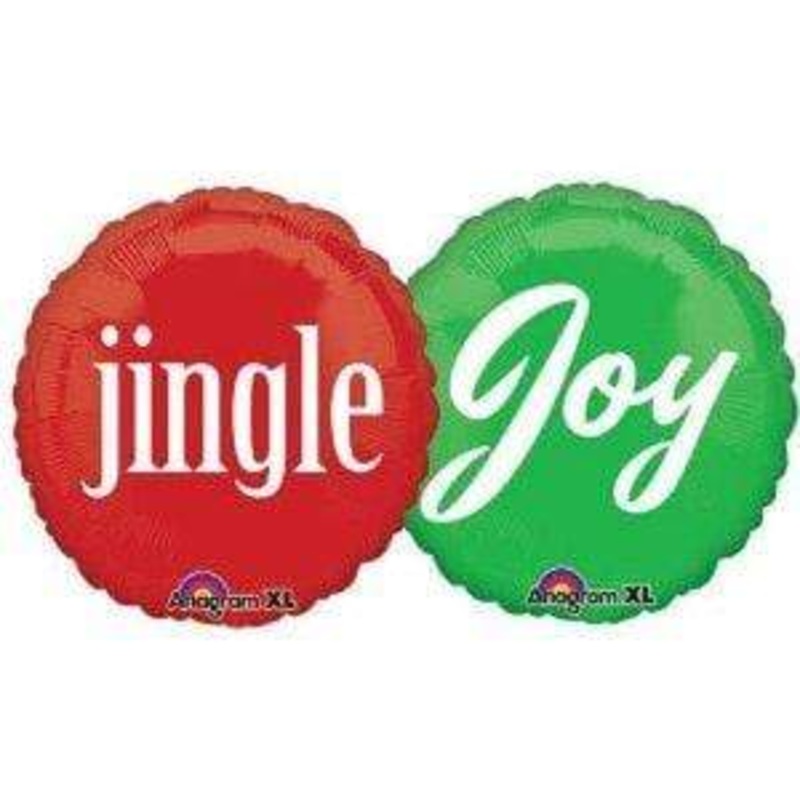 Jingle Joy Christmas 18 Balloon