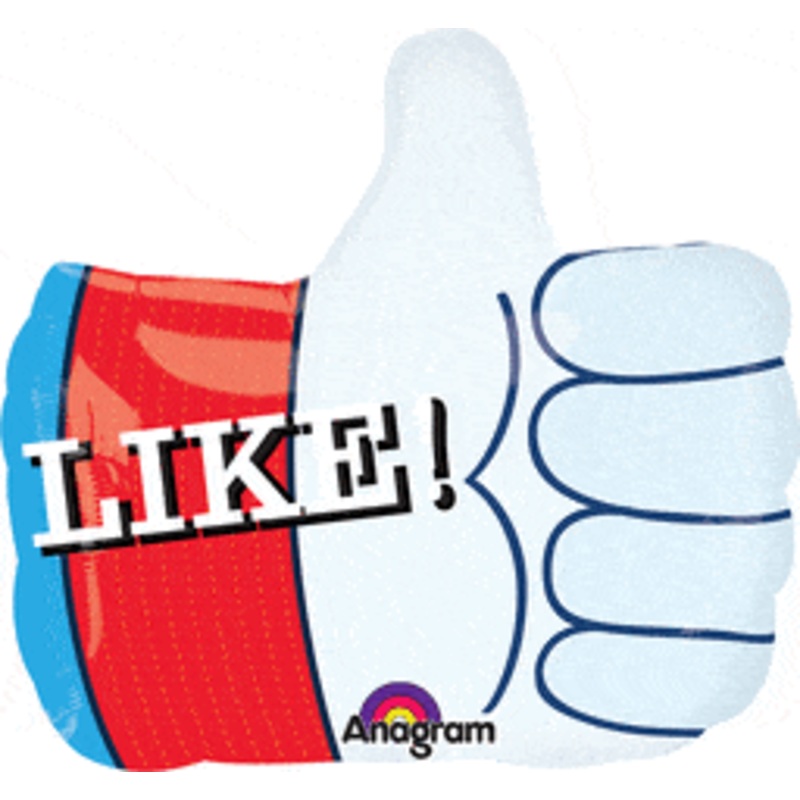 LIKE! Thumbs Up 19 Balloon