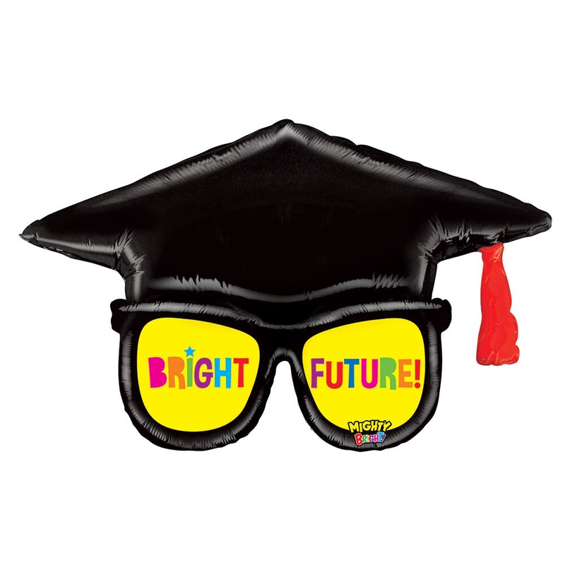 Mighty Grad Glasses 39" Balloon