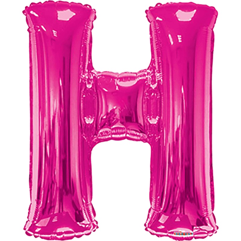 Pink Letter H 34 Balloon
