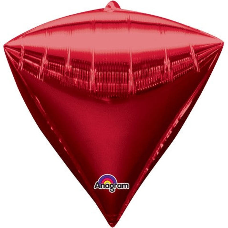 Red Diamondz 17 Balloon