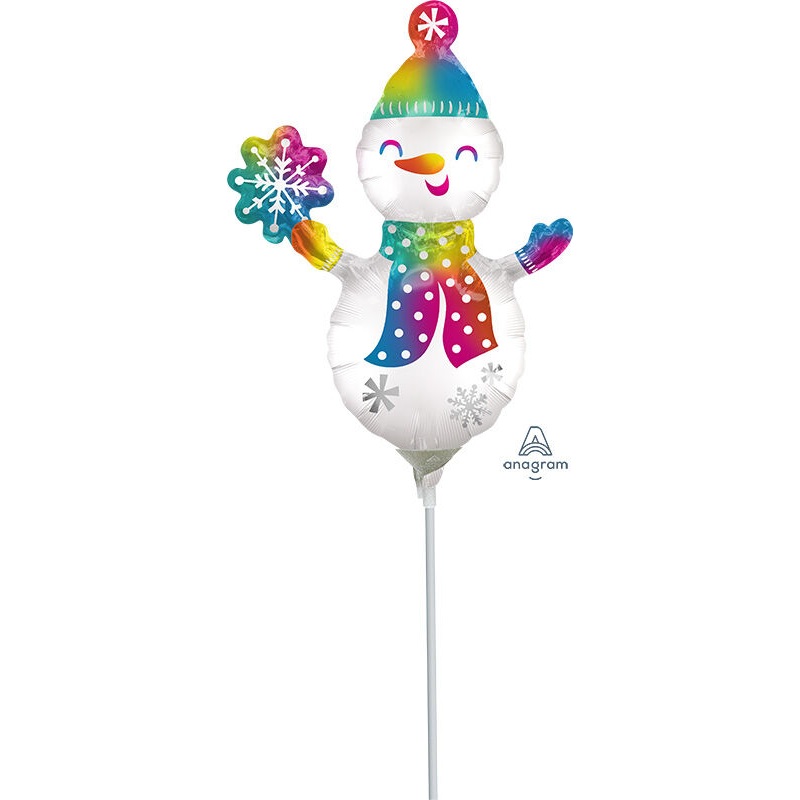 Satin Snowman 14" Balloon