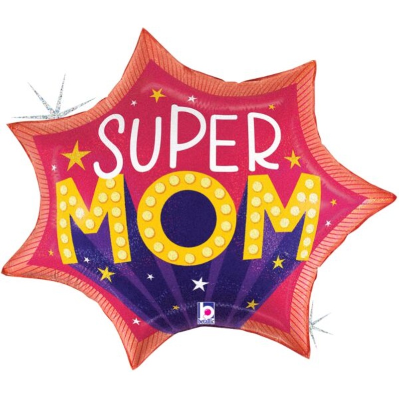 Super Mom Burst 27 Balloon