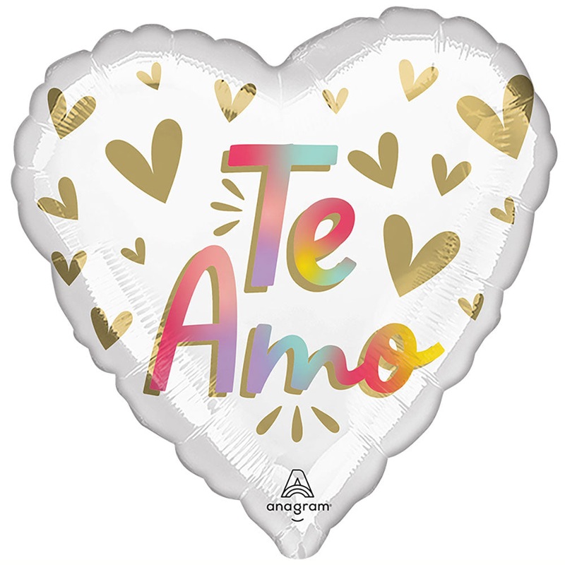 Te Amo Diffused Ombre 17 Balloon