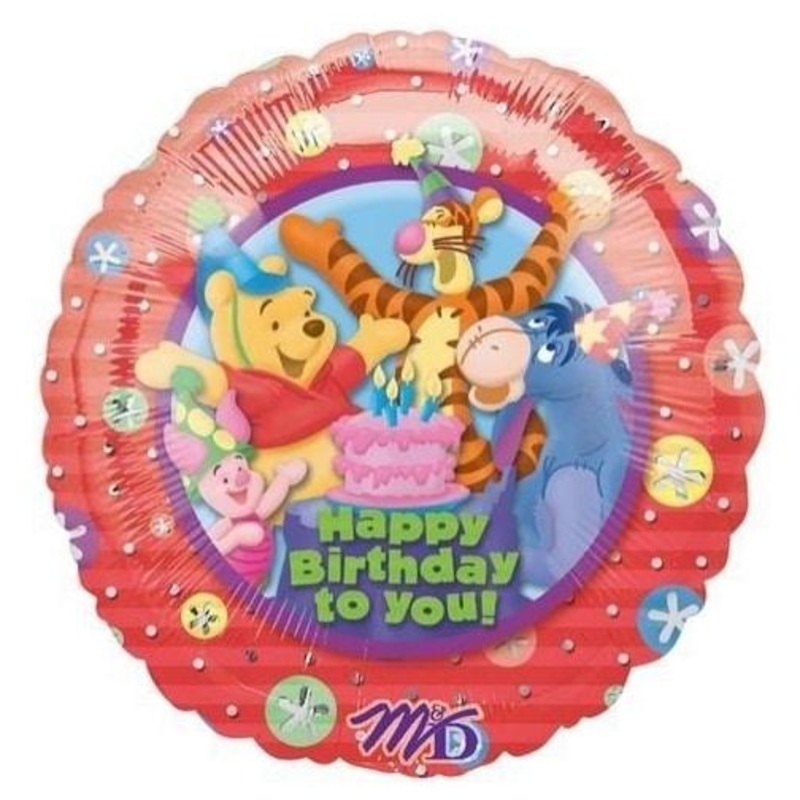 Winnie the Pooh Happy Birthday to You! 18 Balloon