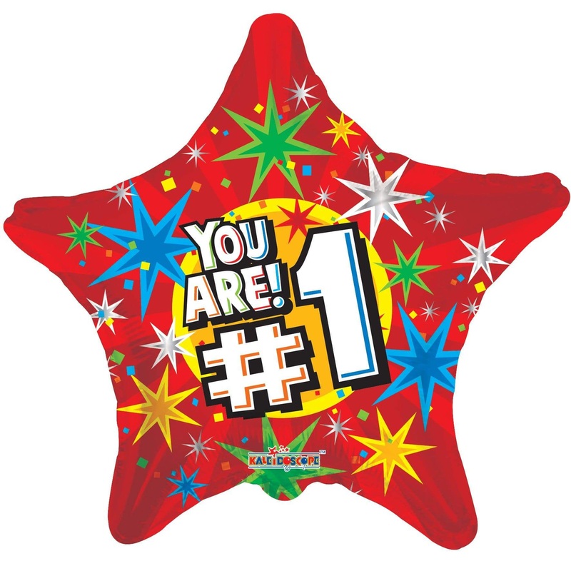 You Are #1 Stars 18 Balloon