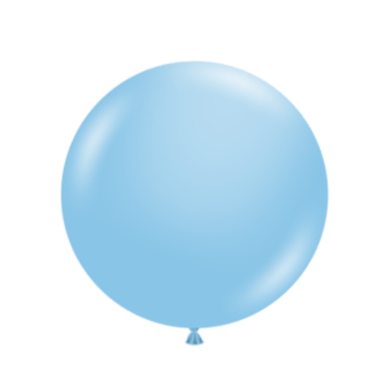 Baby Blue 24 Latex Balloons (3 count)