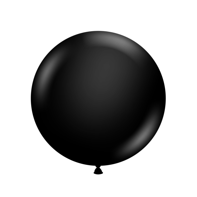 Black 5 Latex Balloons (50 count)