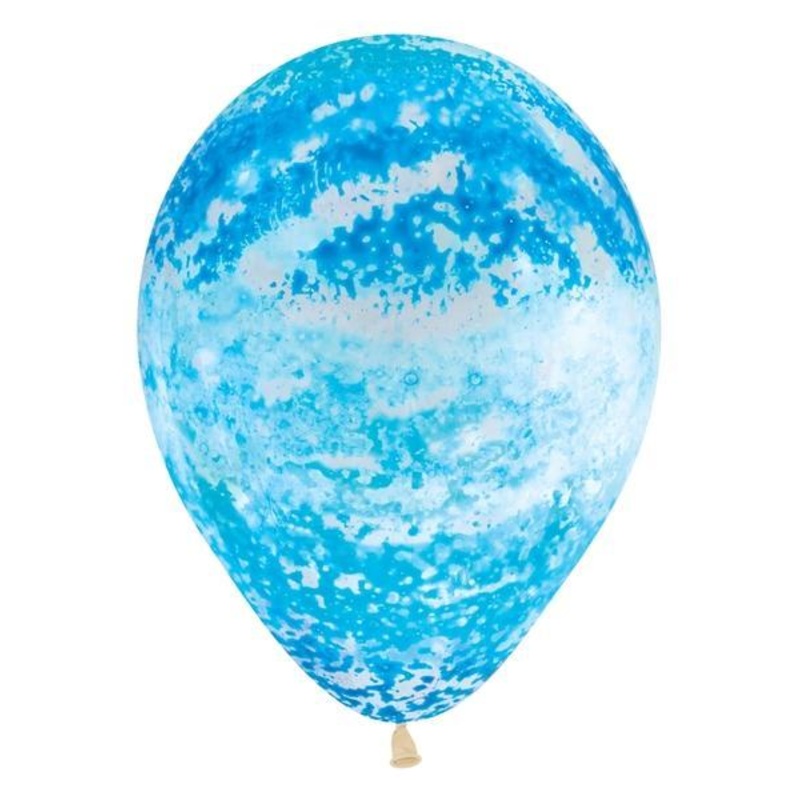 Crystal Clear Graffiti Sky 11 Latex Balloons (50 count)