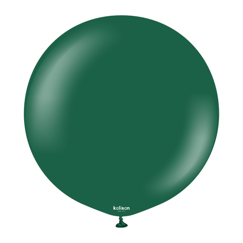 Dark Green 36 Latex Balloons (2 count)