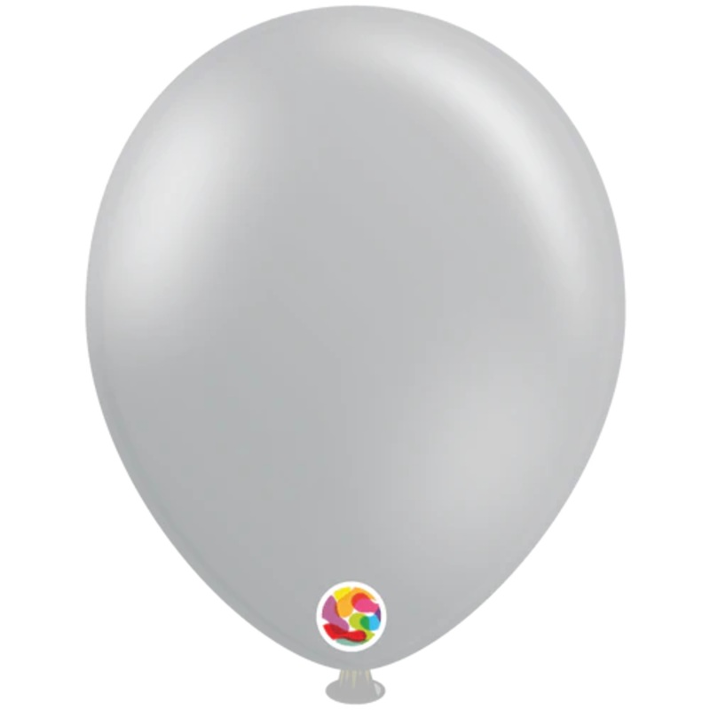 Gray 12 Latex Balloons (100 count)