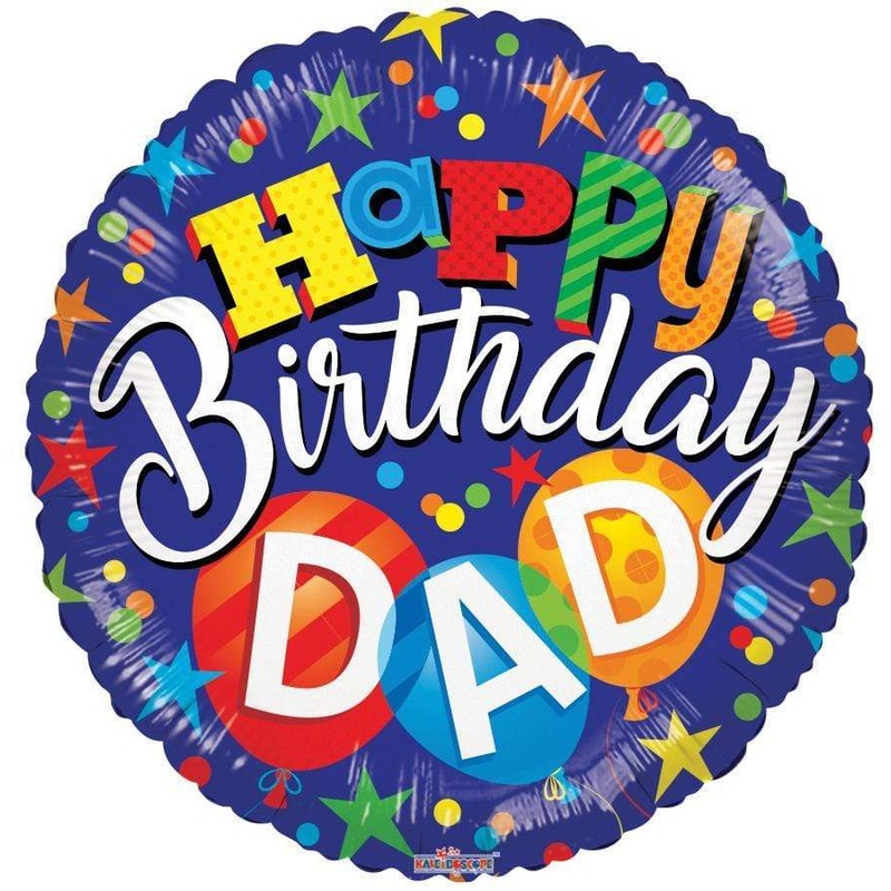Happy Birthday Dad 18 Balloon