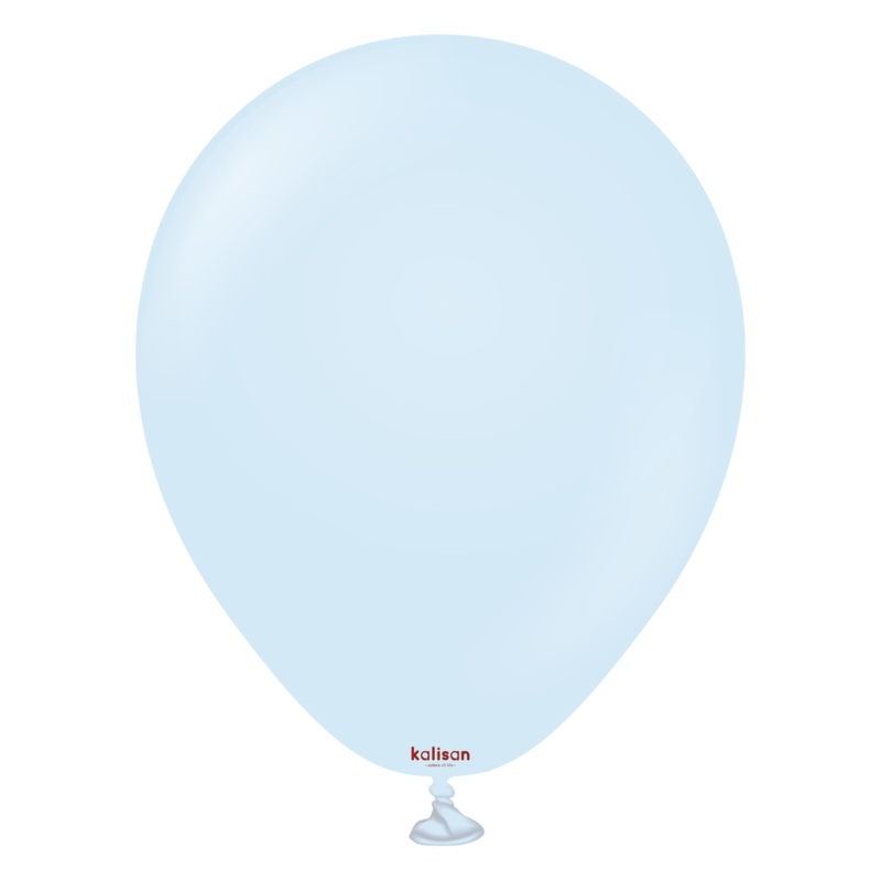 Macaron Baby Blue 5 Latex Balloons (100 count)