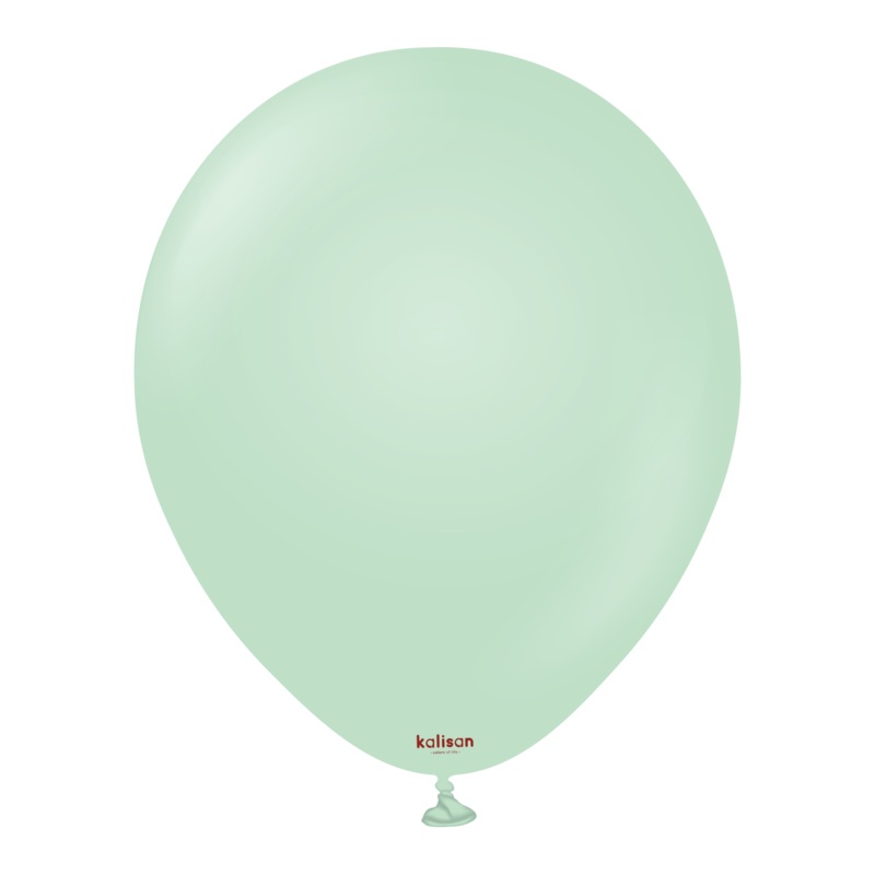 Macaron Green 12 Latex Balloons (100 count)