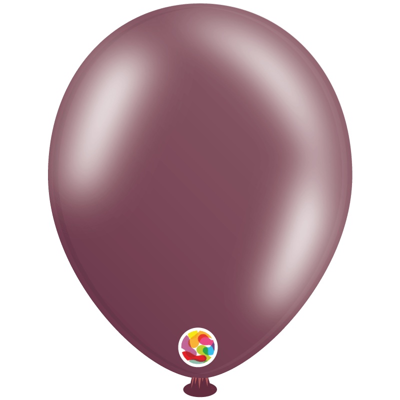 Metallic Burgundy 12 Latex Balloons (50 count)