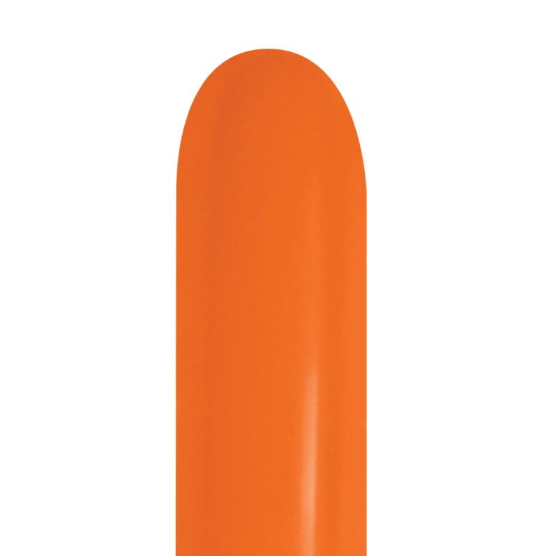 Metallic Orange 260B Latex Balloons (50 count)