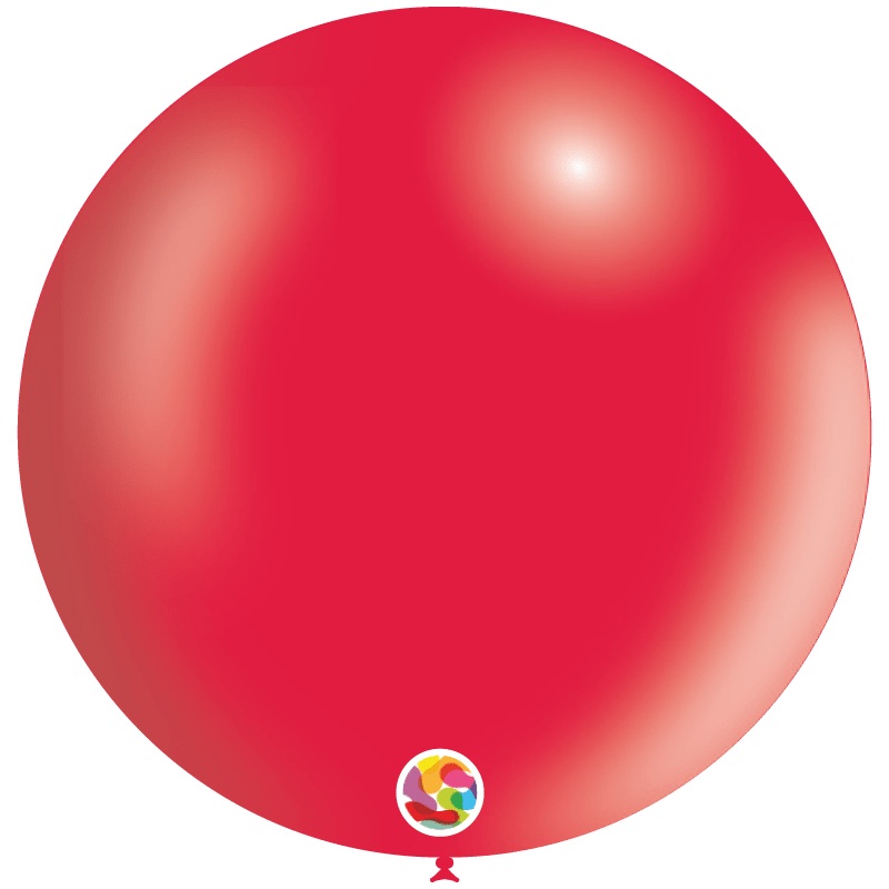Metallic Red 23 Latex Balloons (5 count)