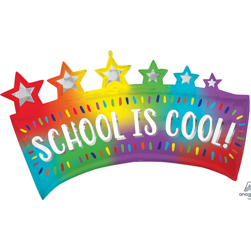 Ombr School is Cool 34" Balloon