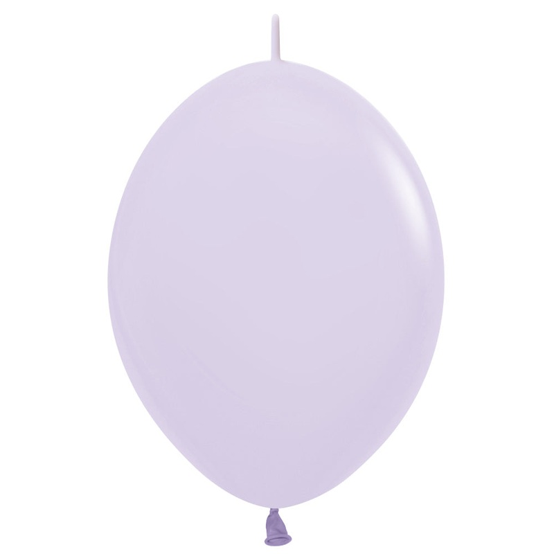Pastel Matte Lilac Link-O-Loons 6 Latex Balloons (50 count)