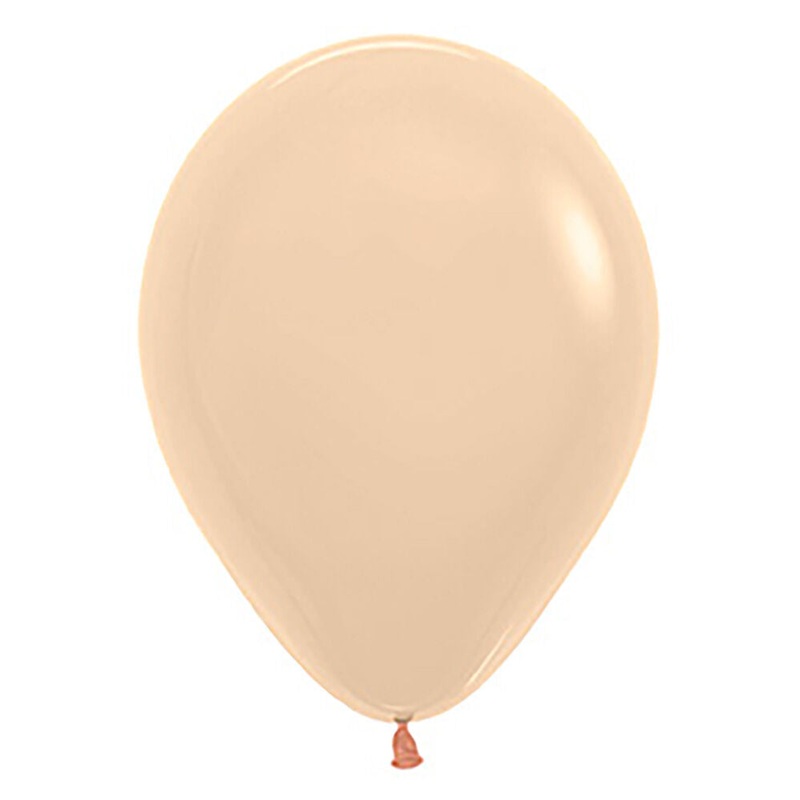 Pastel Matte Malibu Peach 11" Latex Balloons (25 count)