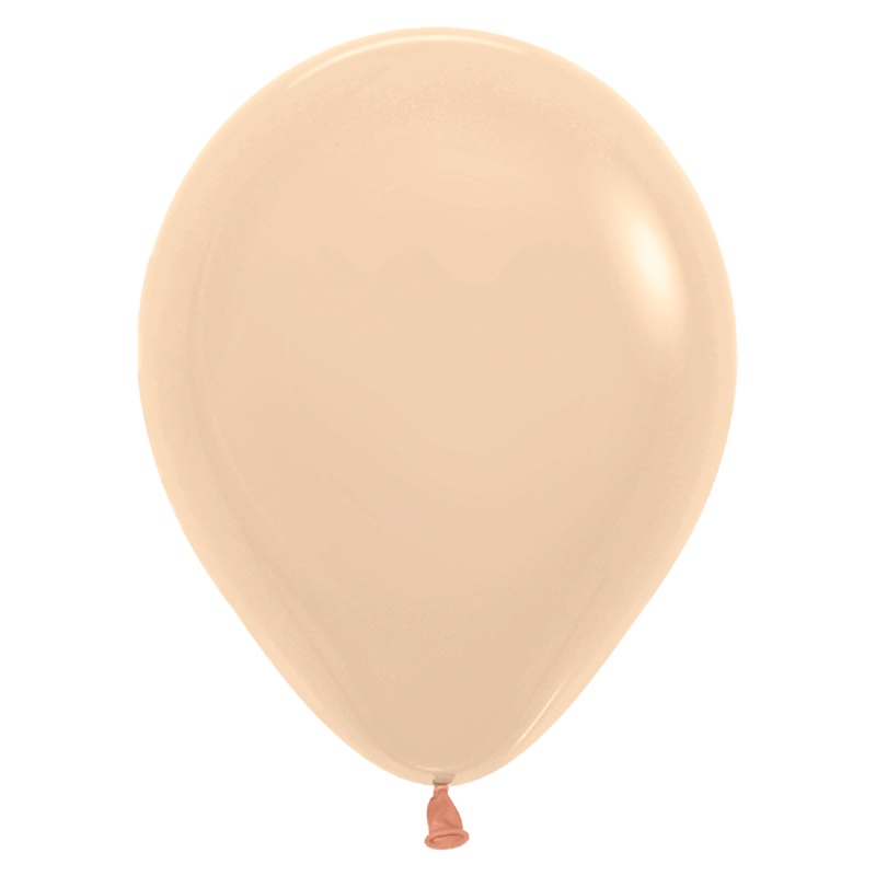 Pastel Matte Malibu Peach 5 Latex Balloons (100 count)