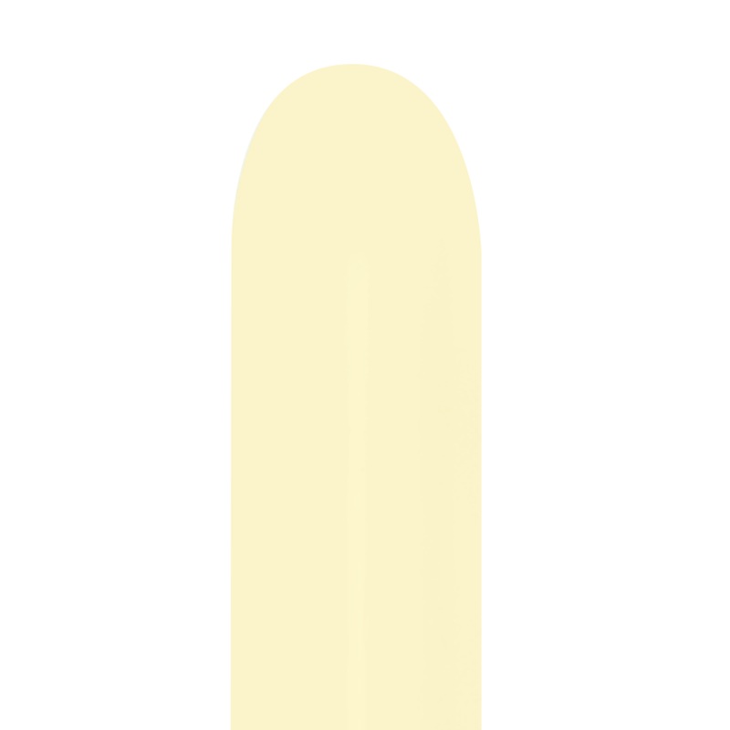Pastel Matte Yellow 260 Latex Balloons (50 count)
