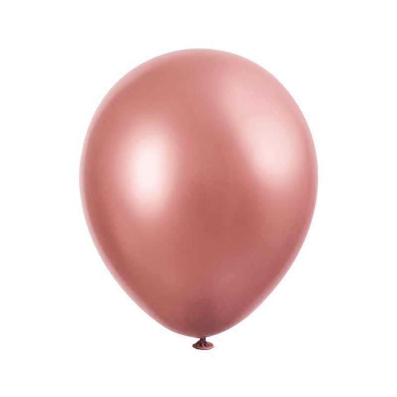 Rose Gold Platinum 11 Latex Balloons (6 count)